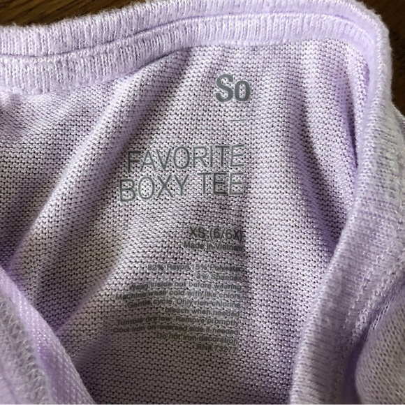 So Unicorn long sleeve Favorite Boxy Tee in size 6/6x - Picture 2 of 2